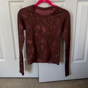 Lululemon long sleeve swiftly tech 2.0 race length